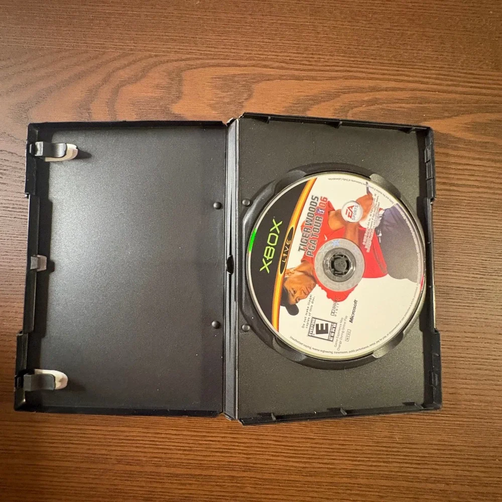 Microsoft Xbox‎ Sports Game Lot of 5 Madden NFL NBA 2K5 Tiger Woods Good Bundle